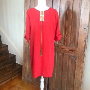 Tahari Tangerine Dress